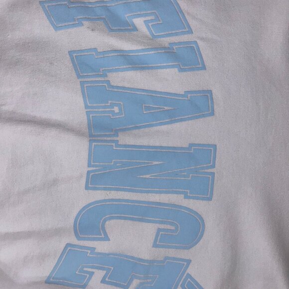The Bar White and Blue Fiancé Sweatshirt - Picture 6 of 6